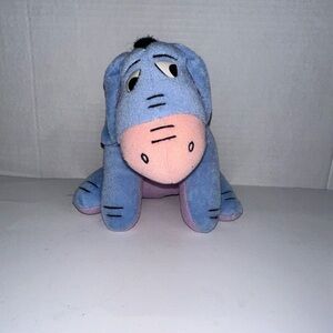 Disney Vintage Winnie The Pooh Eeyore Plush  Toy 7.5"